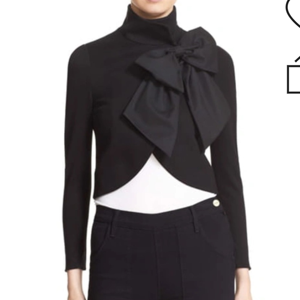 Alice + Olivia Addison Bow Front Jacket NWT